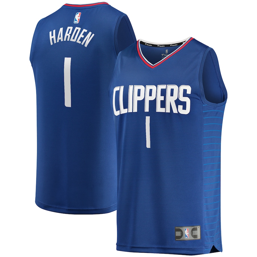 Men's LA Clippers James Harden Fanatics Royal Fast Break Player Jersey - Icon Edition - ujerseystore