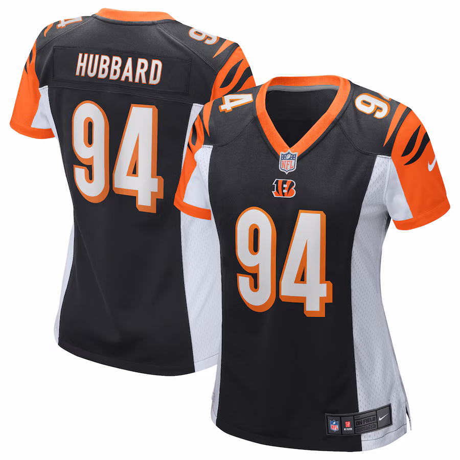 Women's Cincinnati Bengals Sam Hubbard Nike Black Team Game Jersey - ujerseystore