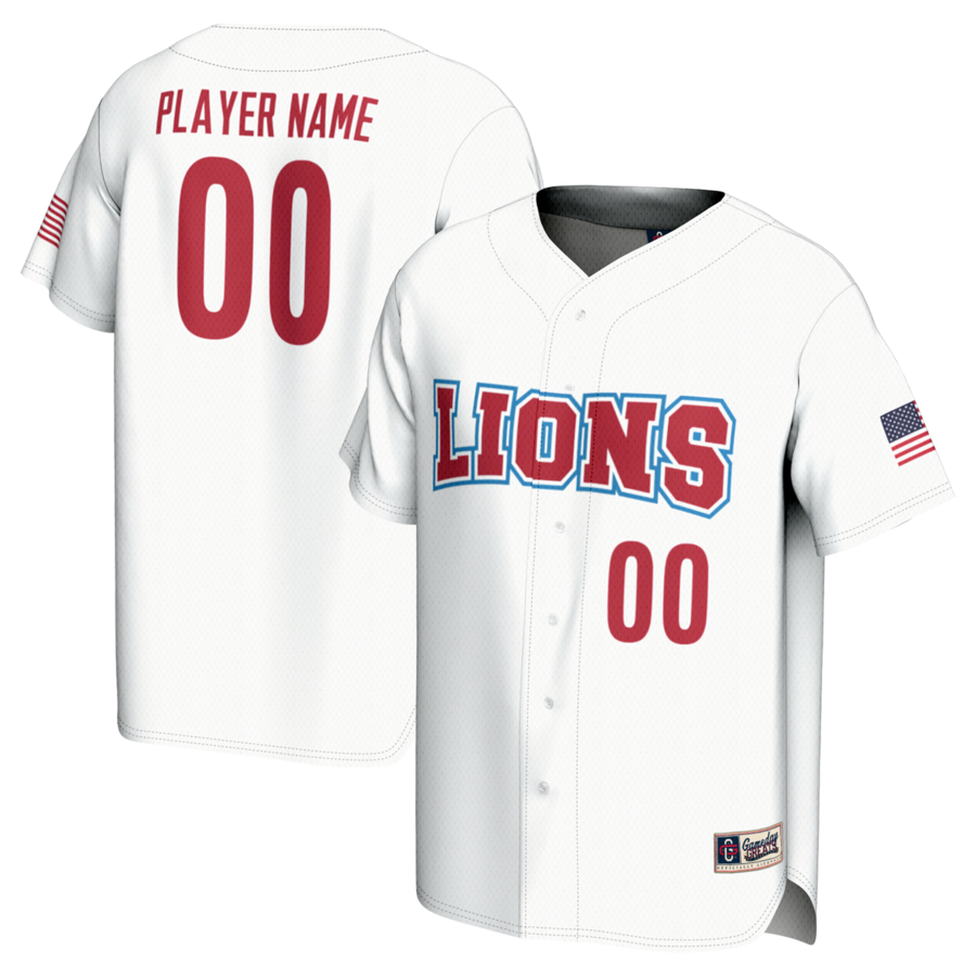 Loyola Marymount Lions GameDay Greats Youth NIL Pick-A-Player Lightweight Baseball Jersey - White - ujerseystore
