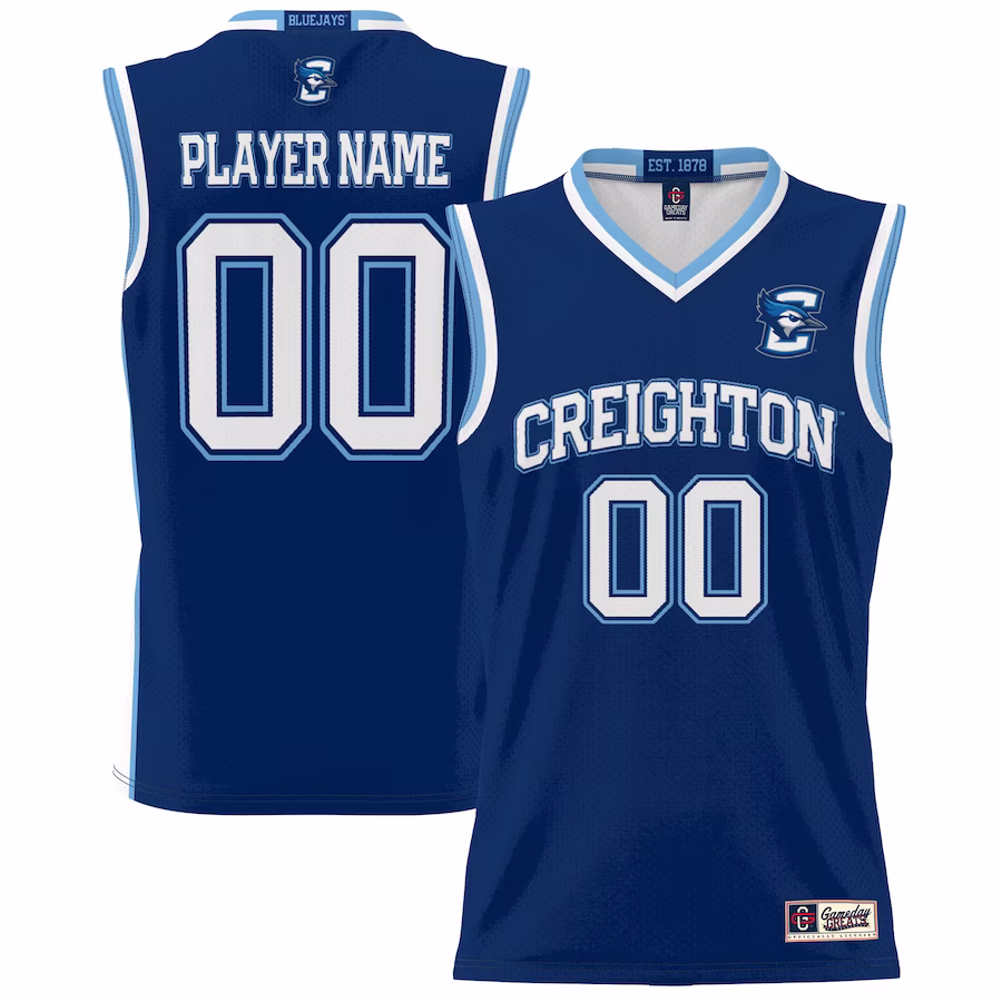 Creighton Bluejays GameDay Greats Unisex NIL Pick-A-Player Lightweight Women's Basketball Jersey - Blue - ujerseystore