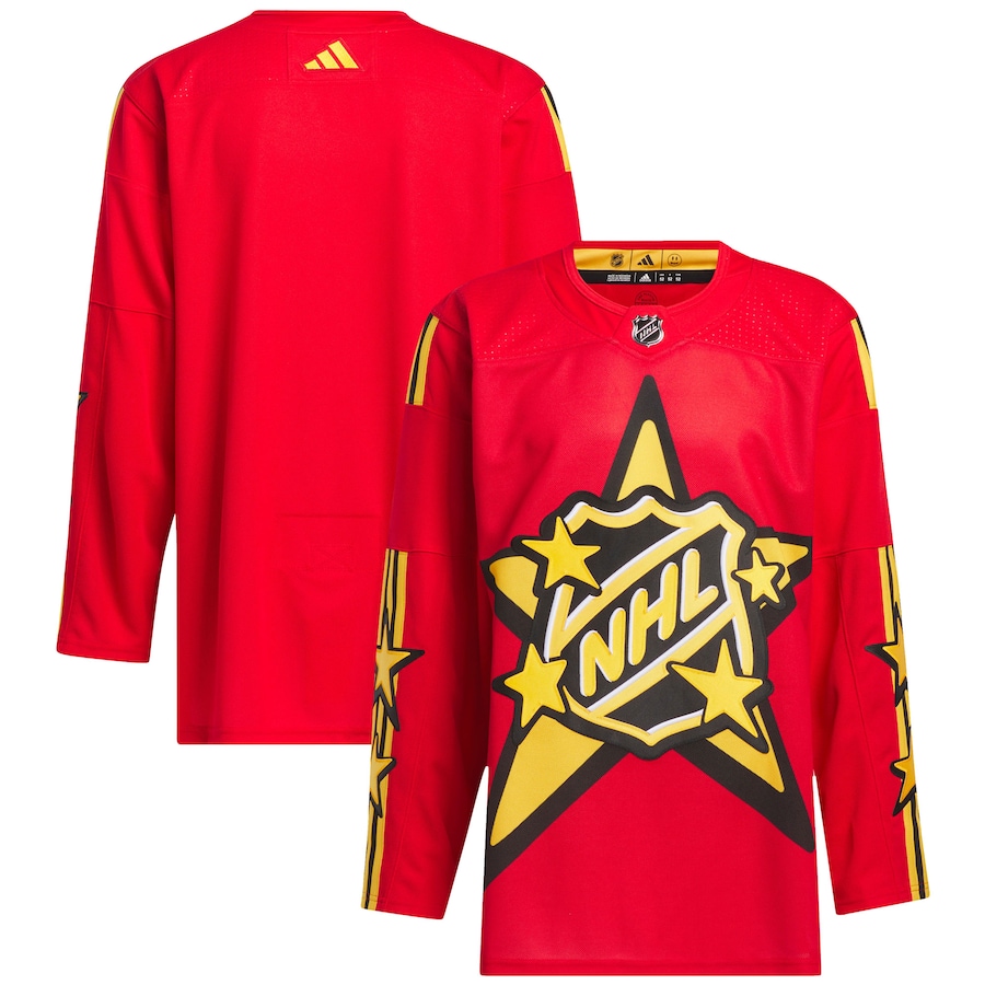 Men's 2024 NHL All-Star Game adidas x drew house Red Primegreen Authentic Jersey - ujerseystore