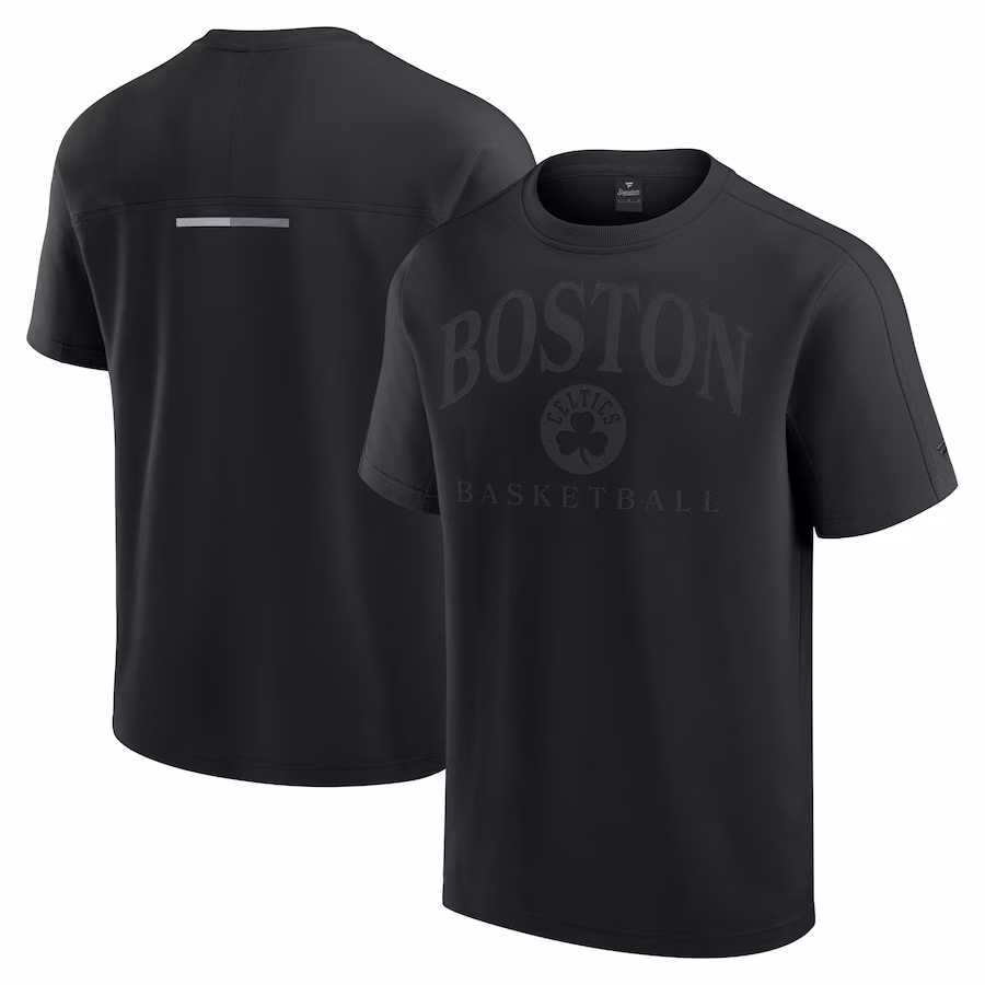 Men's Boston Celtics Fanatics Black Flex Tri-Blend T-Shirt - ujerseystore