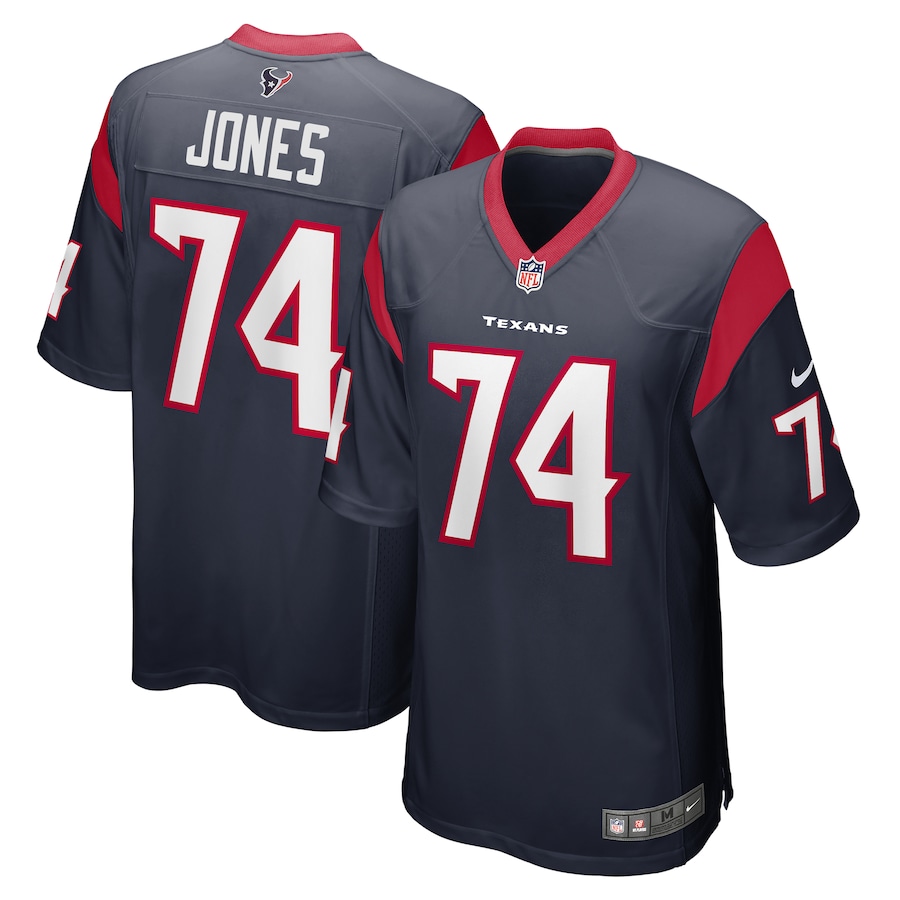 Men's Houston Texans Josh Jones Nike Navy Team Game Jersey - ujerseystore
