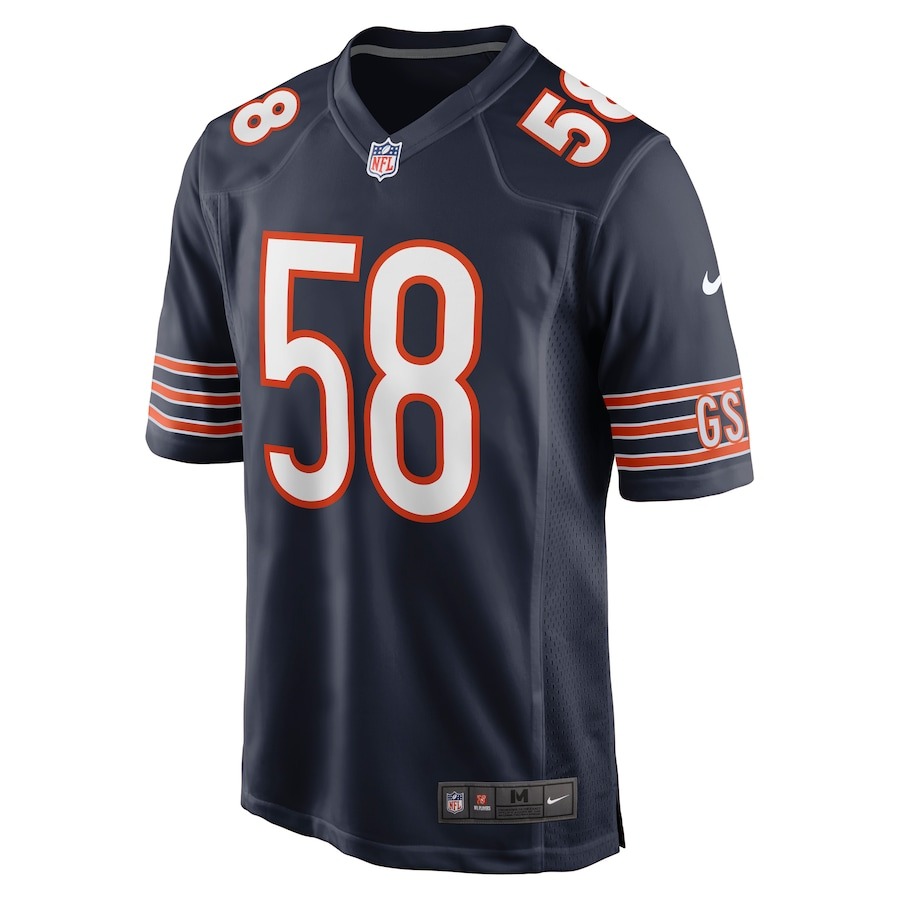 Men's Chicago Bears Darnell Wright Nike Navy 2023 NFL Draft First Round Pick Game Jersey - ujerseystore