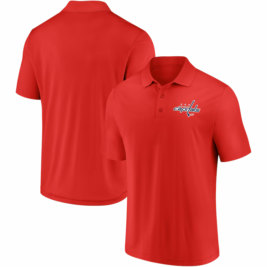 Men's Washington Capitals Fanatics Red Winning Streak Polo - ujerseystore