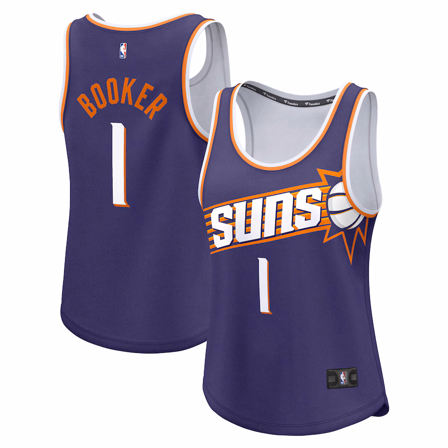 Women's Phoenix Suns Devin Booker Fanatics Purple Fast Break Player Jersey - Icon Edition - ujerseystore