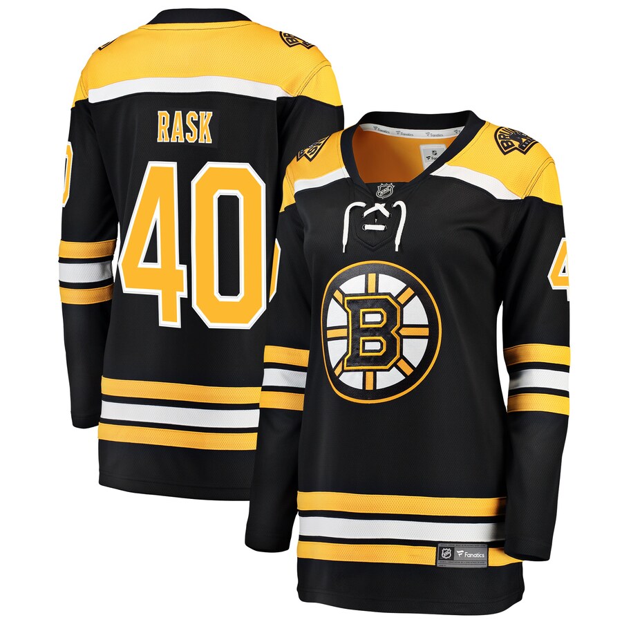 Women's Boston Bruins Tuukka Rask Fanatics Branded Black Home Breakaway Player Jersey - ujerseystore