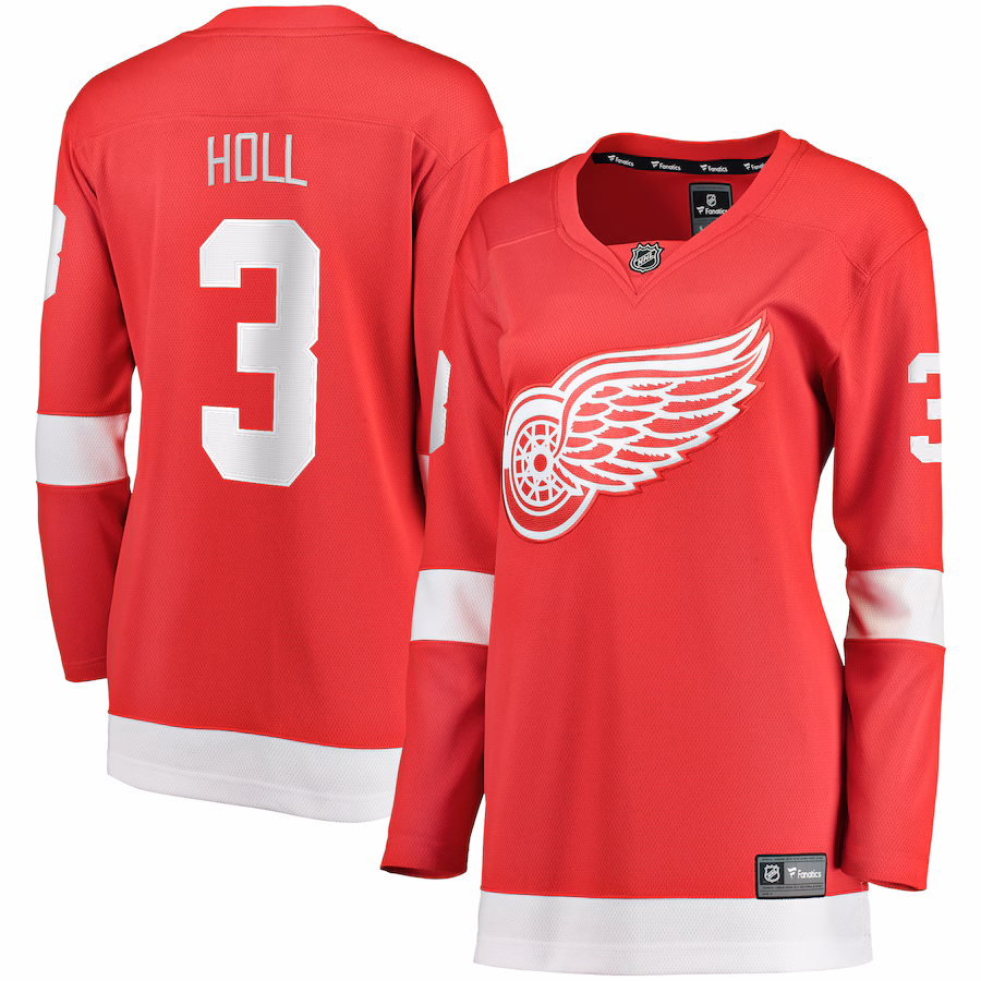 Women's Detroit Red Wings Justin Holl Fanatics Red Home Breakaway Player Jersey - ujerseystore