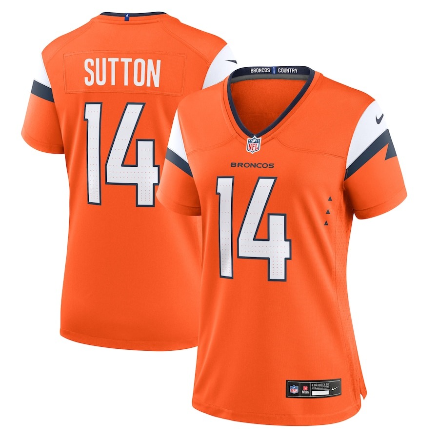 Women's Denver Broncos Courtland Sutton Nike Orange Game Jersey - ujerseystore