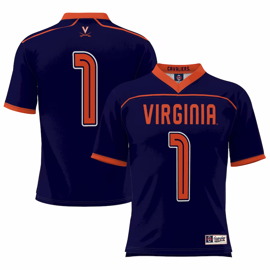 Virginia Cavaliers GameDay Greats #1 Lightweight Lacrosse Jersey - Navy - ujerseystore