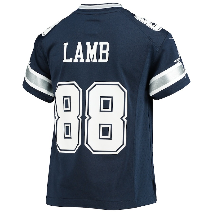 Youth Dallas Cowboys CeeDee Lamb Nike Navy Player Game Jersey - ujerseystore