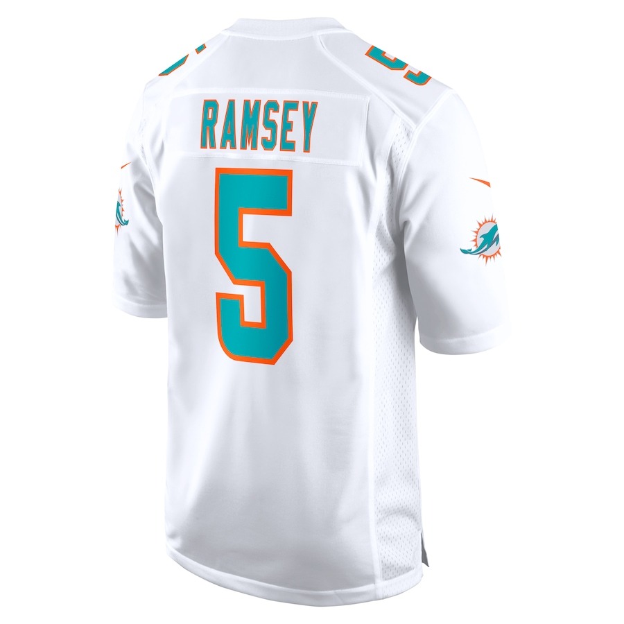 Men's Miami Dolphins Jalen Ramsey Nike White Away Game Jersey - ujerseystore