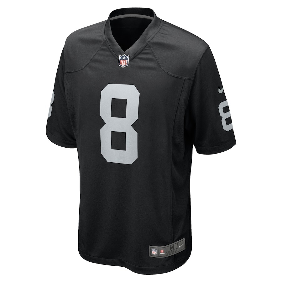 Men's Las Vegas Raiders Josh Jacobs Nike Black Game Player Jersey - ujerseystore