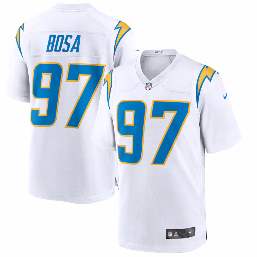 Men's Los Angeles Chargers Joey Bosa Nike White Game Jersey - ujerseystore