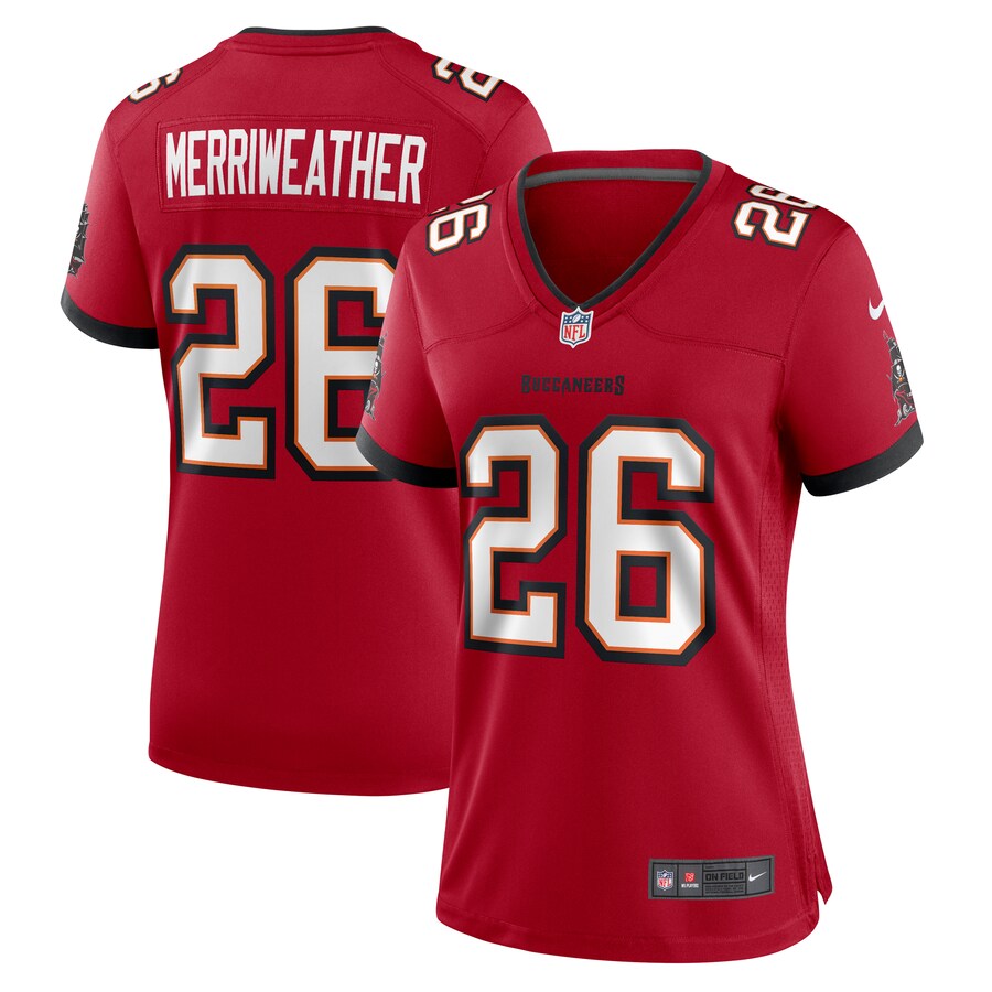 Women's Tampa Bay Buccaneers Kaevon Merriweather Nike  Red  Game Jersey - ujerseystore