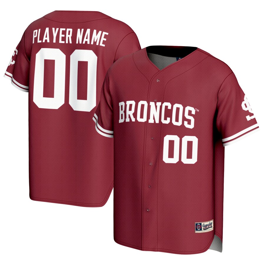 Santa Clara Broncos GameDay Greats Youth  NIL Pick-A-Player Softball Lightweight Jersey – Maroon - ujerseystore