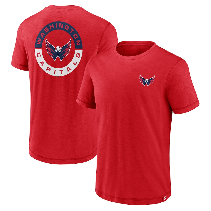 Men's Washington Capitals Fanatics Red High Stick T-Shirt - ujerseystore
