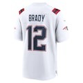 Men's New England Patriots Tom Brady Nike White Retired Game Jersey - ujerseystore