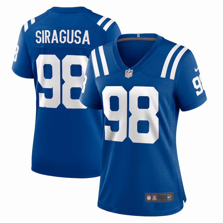 Women's Indianapolis Colts Tony Siragusa Nike Royal Game Retired Player Jersey - ujerseystore