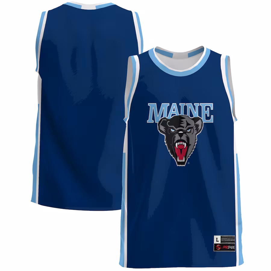 Men's GameDay Greats  Blue Maine Black Bears  Lightweight Basketball Jersey - ujerseystore