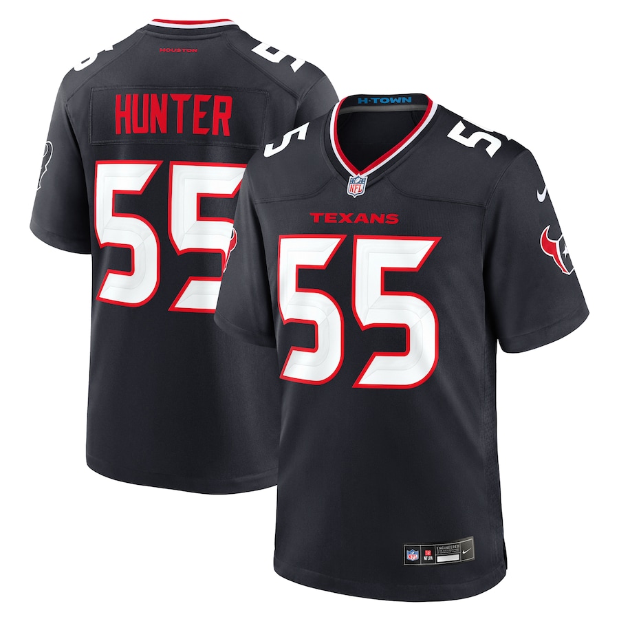 Men's Houston Texans Danielle Hunter Nike  Navy Team Game Jersey - ujerseystore