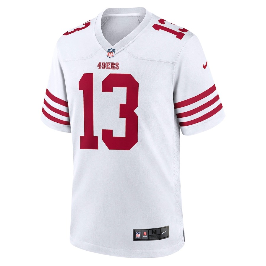Men's San Francisco 49ers Brock Purdy Nike White Game Player Jersey - ujerseystore