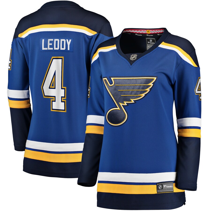 Women's St. Louis Blues Nick Leddy Fanatics Branded Blue Home Breakaway Player Jersey - ujerseystore