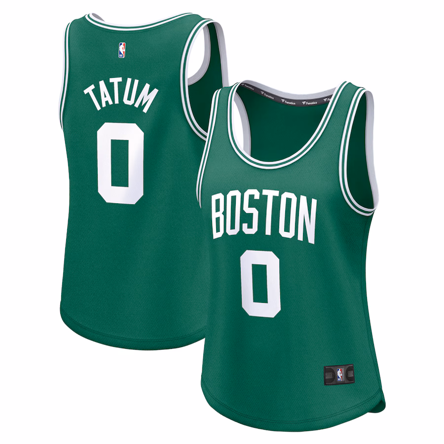 Women's Boston Celtics Jayson Tatum Fanatics Kelly Green Fast Break Player Jersey - Icon Edition - ujerseystore