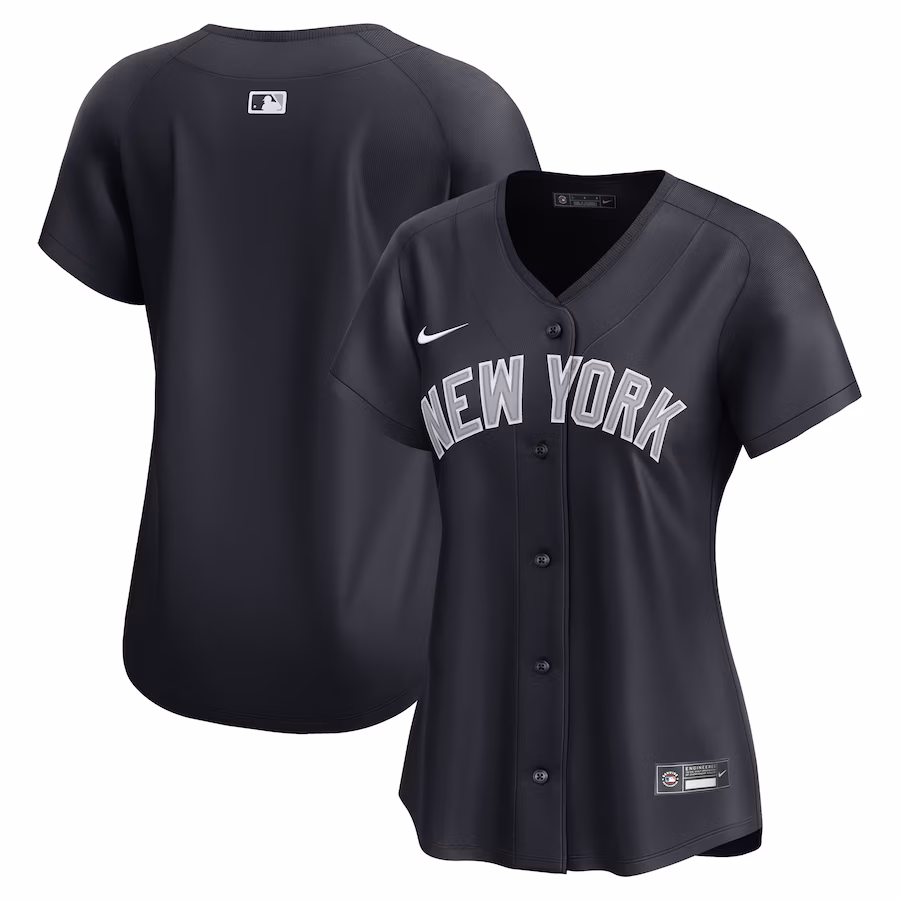 Women's New York Yankees Nike Navy Alternate Limited Jersey - ujerseystore
