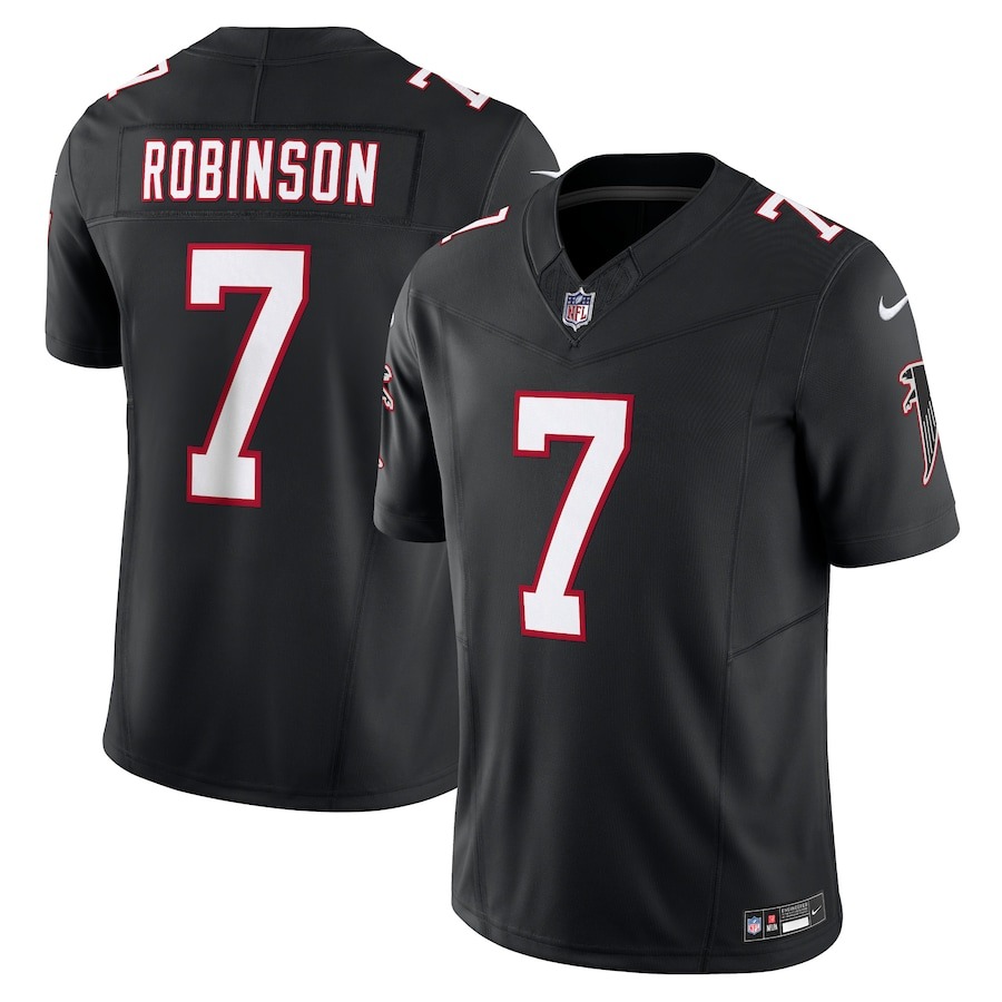 Men's Atlanta Falcons Bijan Robinson Nike Black Alternate Vapor F.U.S.E. Limited Jersey - ujerseystore