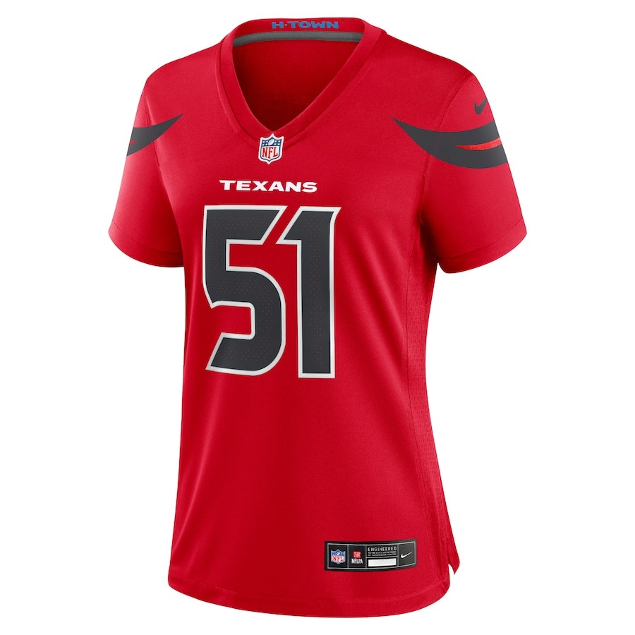 Women's Houston Texans Will Anderson Jr. Nike Red Alternate Game Jersey - ujerseystore