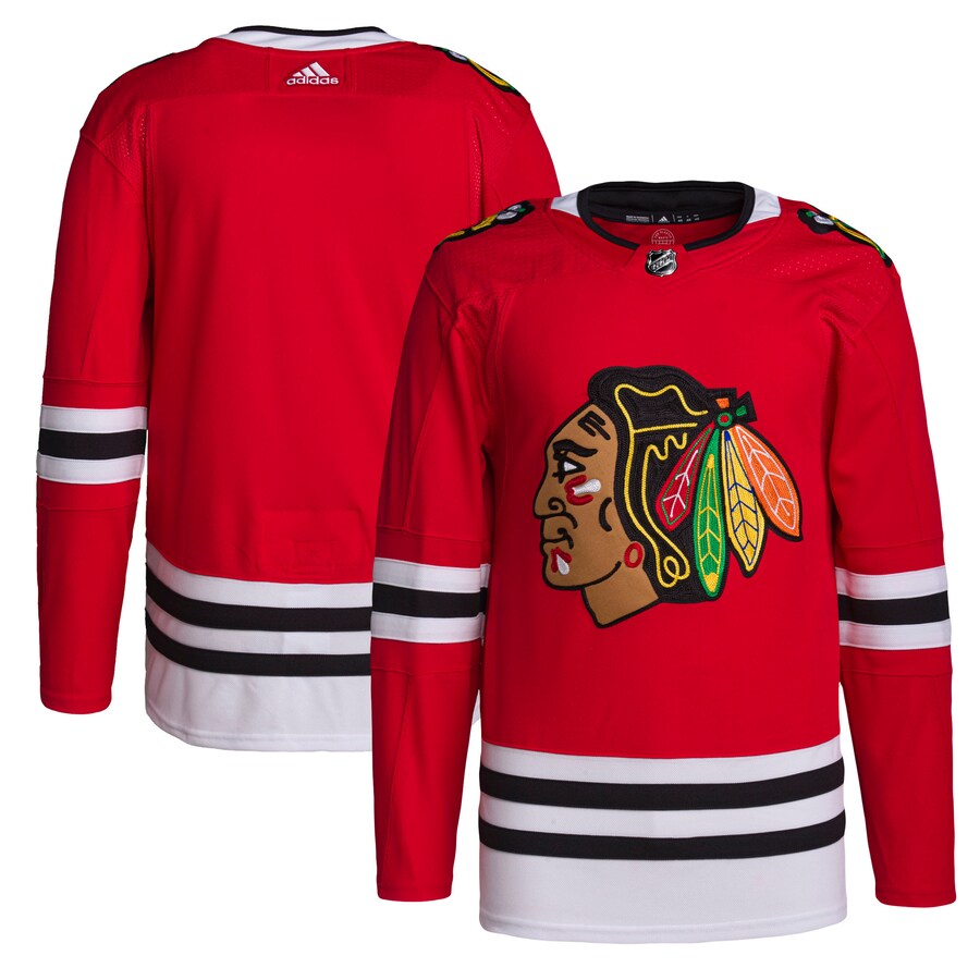 Men's Chicago Blackhawks adidas Red Home Primegreen Authentic Pro Jersey - ujerseystore