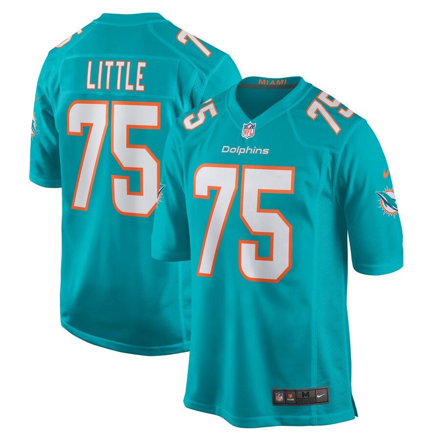 Men's Miami Dolphins Greg Little Nike Aqua Game Jersey - ujerseystore