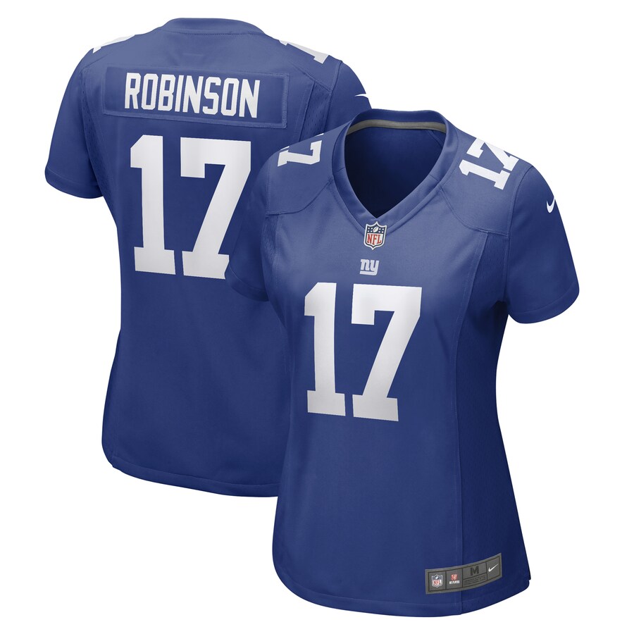 Women's New York Giants Wan'Dale Robinson Nike Royal Game Player Jersey - ujerseystore
