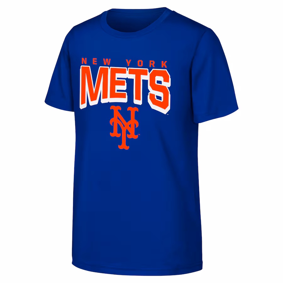 Youth New York Mets Royal On The Block T-Shirt - ujerseystore