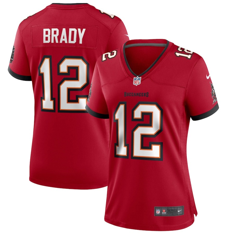 Women's Tampa Bay Buccaneers Tom Brady Nike Red Game Jersey - ujerseystore