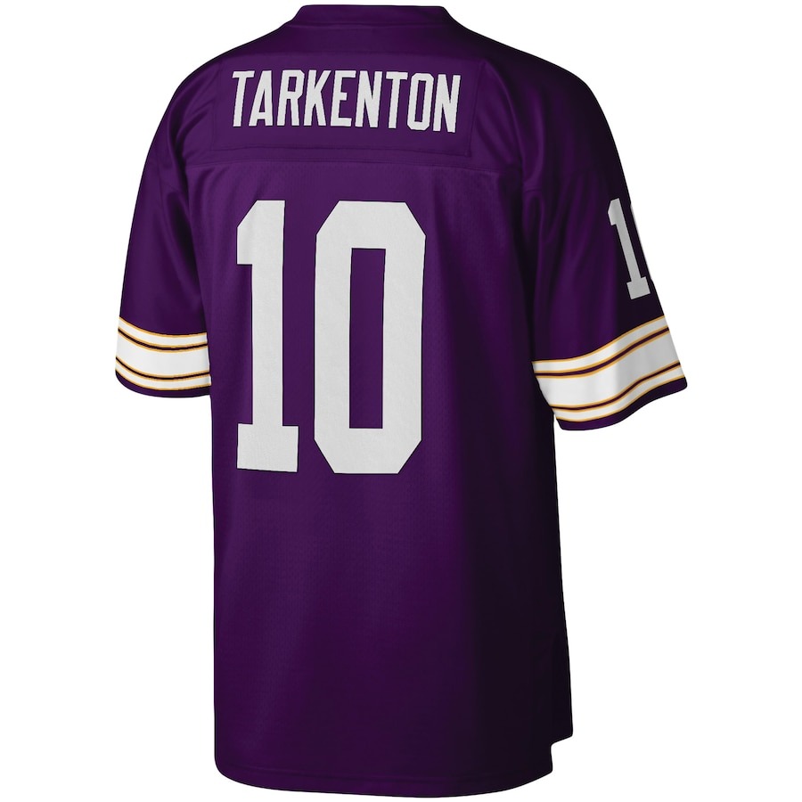 Men's Minnesota Vikings Fran Tarkenton Mitchell & Ness Purple Legacy Replica Jersey - ujerseystore