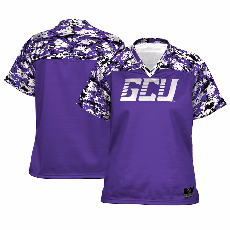 Women's ProSphere  Purple Grand Canyon Antelopes  Camo Football Jersey - ujerseystore