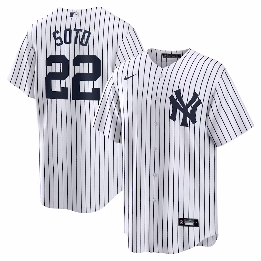 Men's New York Yankees Juan Soto Nike White Home Replica Player Jersey - ujerseystore