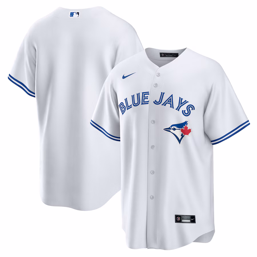 Men's Toronto Blue Jays Nike White Home Blank Replica Jersey - ujerseystore
