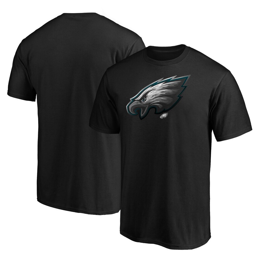 Men's Philadelphia Eagles  Black Midnight Mascot T-Shirt - ujerseystore