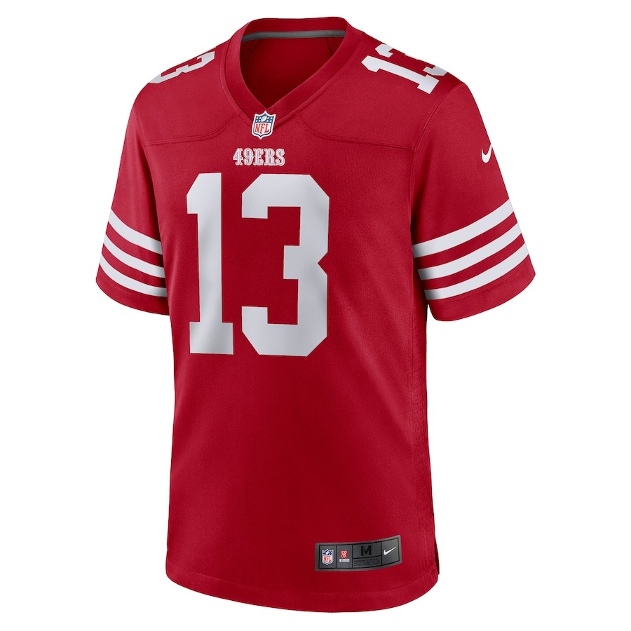 Men's San Francisco 49ers Brock Purdy Nike Scarlet Game Player Jersey - ujerseystore