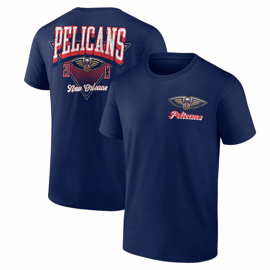 Men's New Orleans Pelicans Navy Never Over T-Shirt - ujerseystore