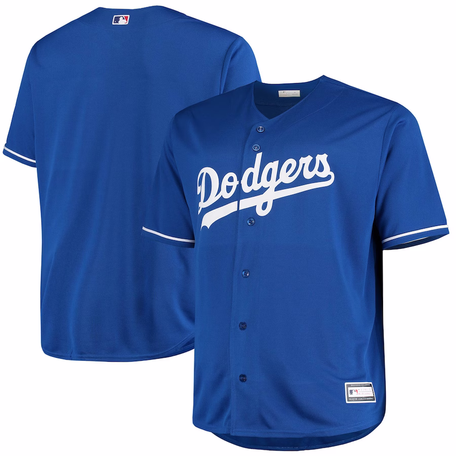 Men's Los Angeles Dodgers Royal Big & Tall Replica Alternate Team Jersey - ujerseystore