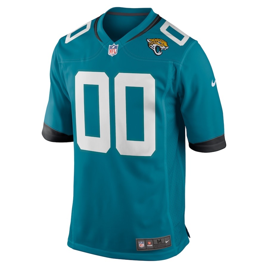 Men's Jacksonville Jaguars Nike Teal Alternate Custom Game Jersey - ujerseystore