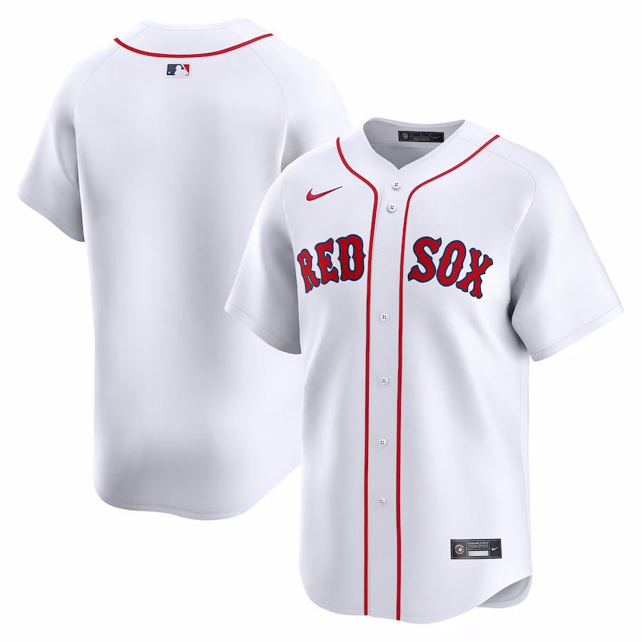 Men's Boston Red Sox Nike White Home Limited Jersey - ujerseystore