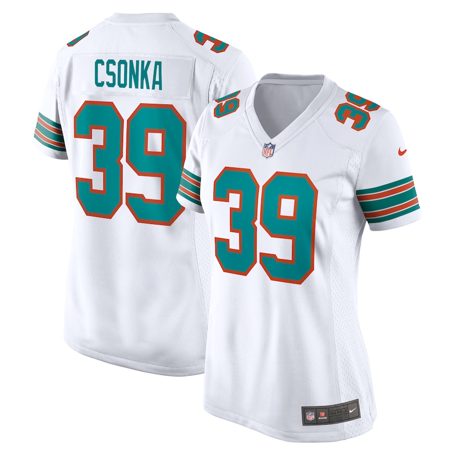 Men's Miami Dolphins Larry Csonka Nike White Retired Player Jersey - ujerseystore