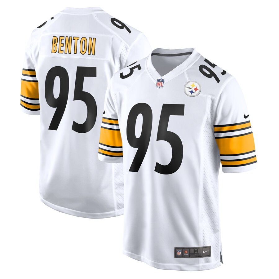 Men's Pittsburgh Steelers Keeanu Benton Nike  White  Game Jersey - ujerseystore