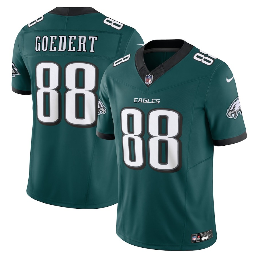 Men's Philadelphia Eagles Dallas Goedert Nike Midnight Green Vapor F.U.S.E. Limited Jersey - ujerseystore
