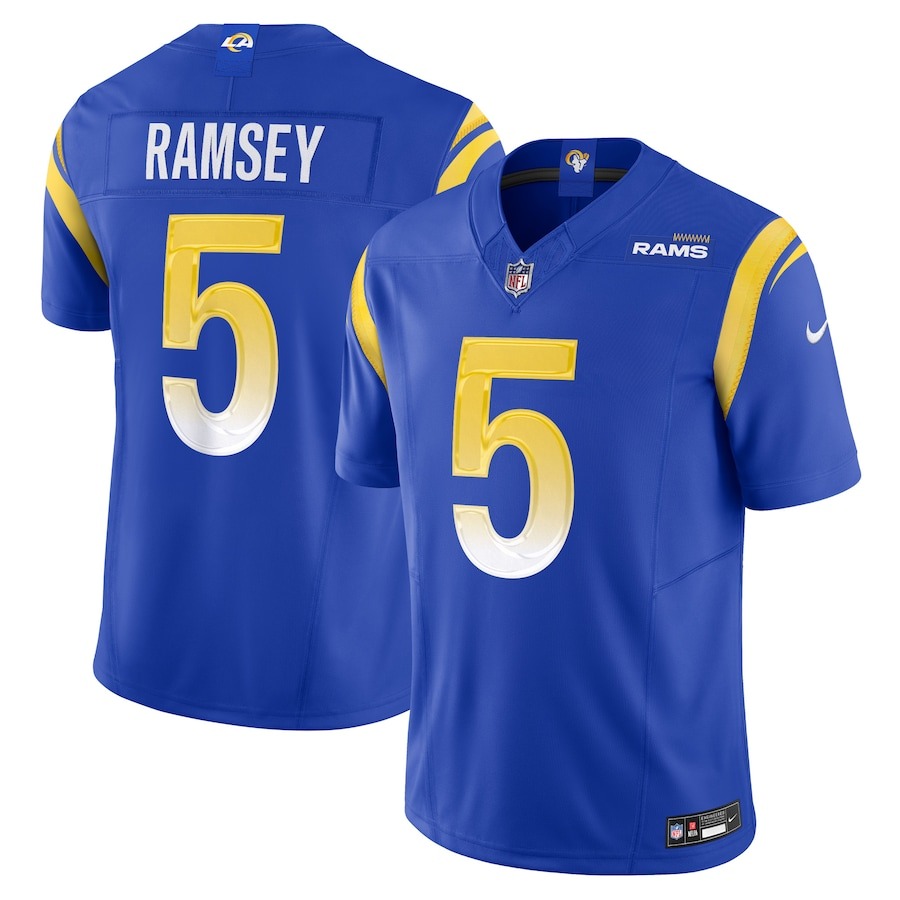 Men's Los Angeles Rams Jalen Ramsey Nike Royal Vapor F.U.S.E. Limited Jersey - ujerseystore